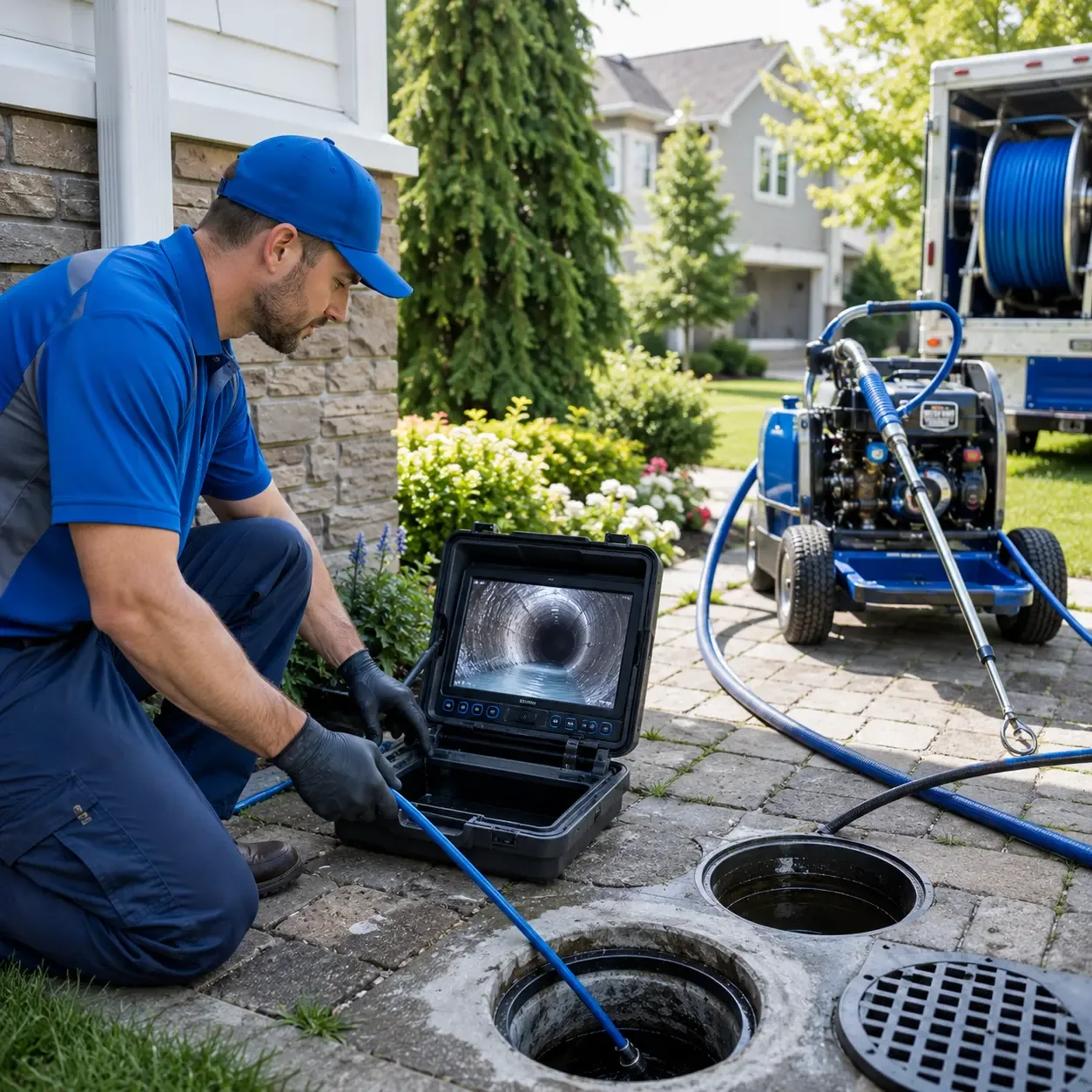 Outdoor drain cleaning professionals serving Del Rio, TX